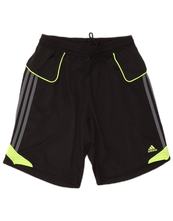 Adidas Short de sport Climacool pour homme - Large - Noir - Polyester color block