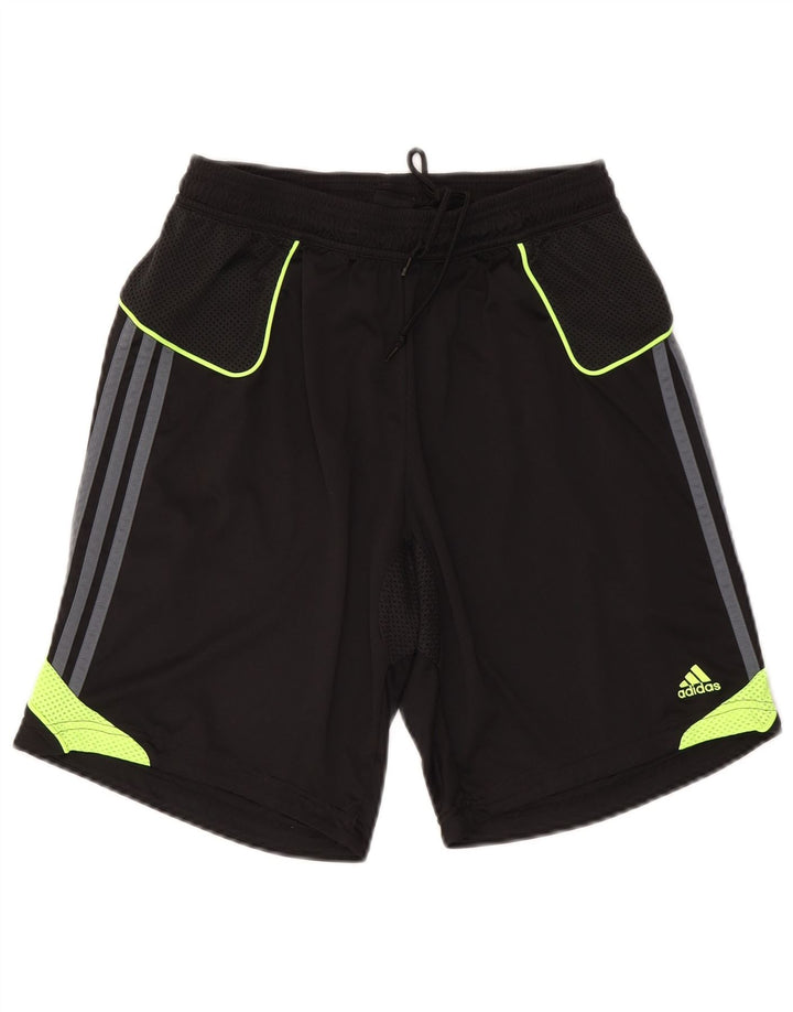 Adidas Short de sport Climacool pour homme - Large - Noir - Polyester color block