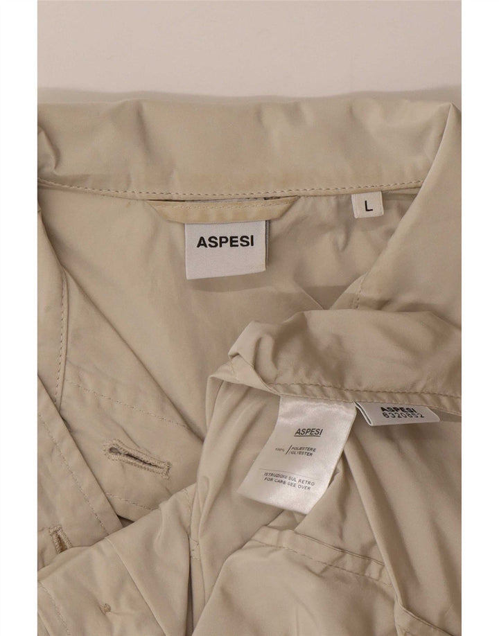 Aspesi Veste utilitaire pour femme UK 14 Large Beige Polyester