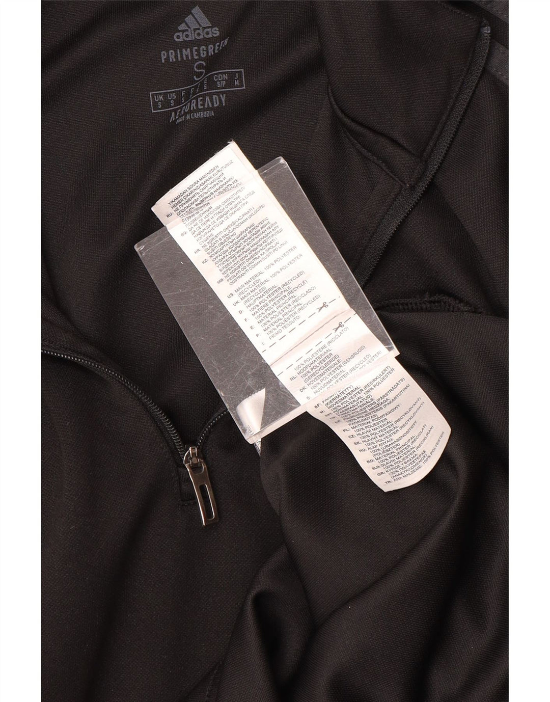 ADIDAS Haut de survêtement Aeroready pour homme avec col zippé Noir Taille S