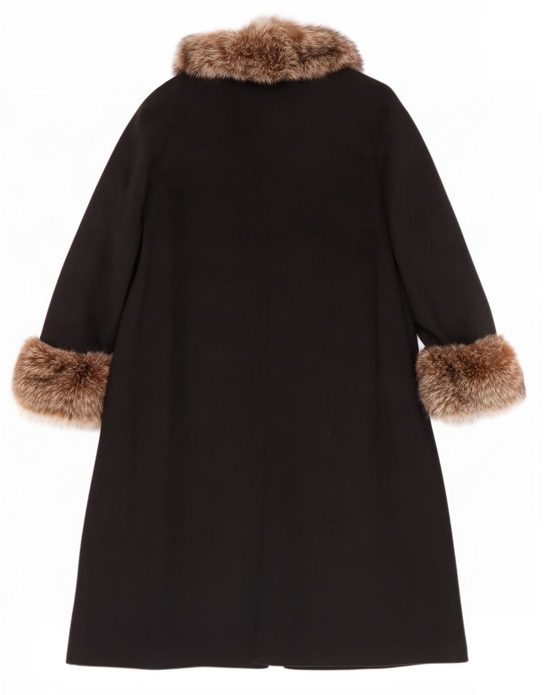 Steinbock Manteau surdimensionné pour femme UK 16 Grande laine vierge noire
