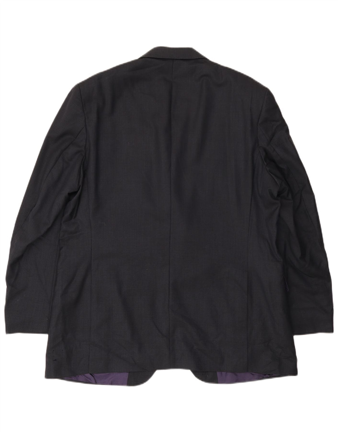 Marks & Spencer Veste blazer à 3 boutons pour homme UK 44 2XL Bleu marine Laine vierge