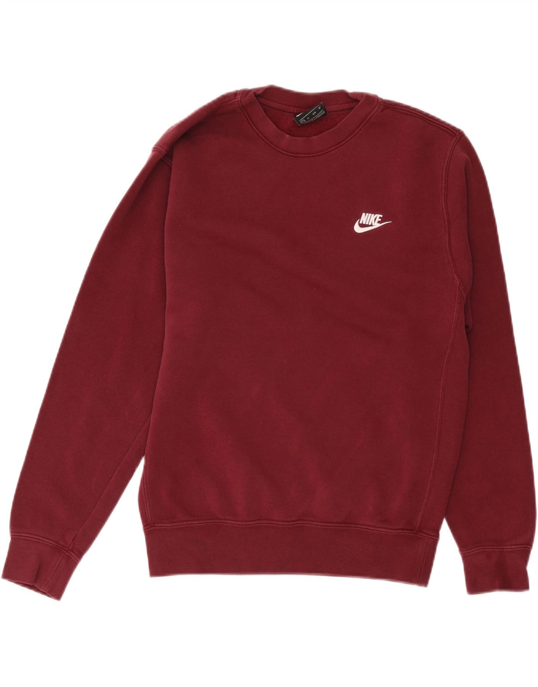 NIKE Sweat-shirt pour homme XS en coton bordeaux