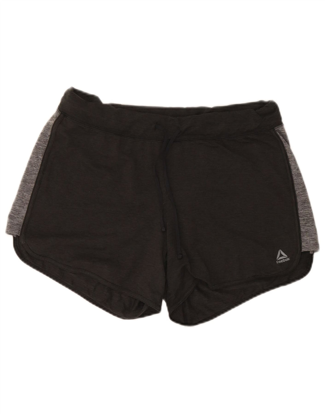 Reebok Short de sport pour femme UK 12 Gris moyen Polyester colour block