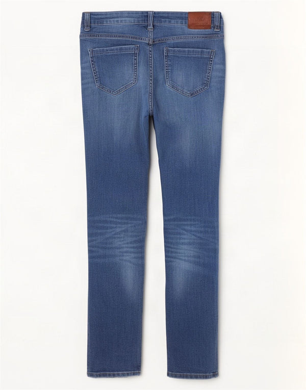 Zara Jean skinny taille moyenne pour femme EU 38 Small W28 L29 Bleu