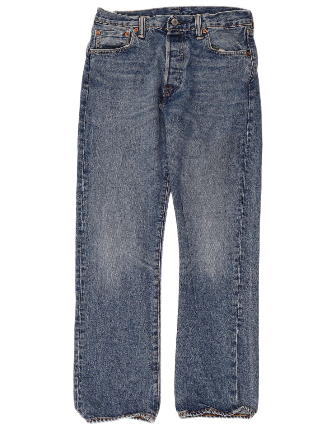 LEVI'S Jean Droit 501 Homme W30 L30 Bleu Coton