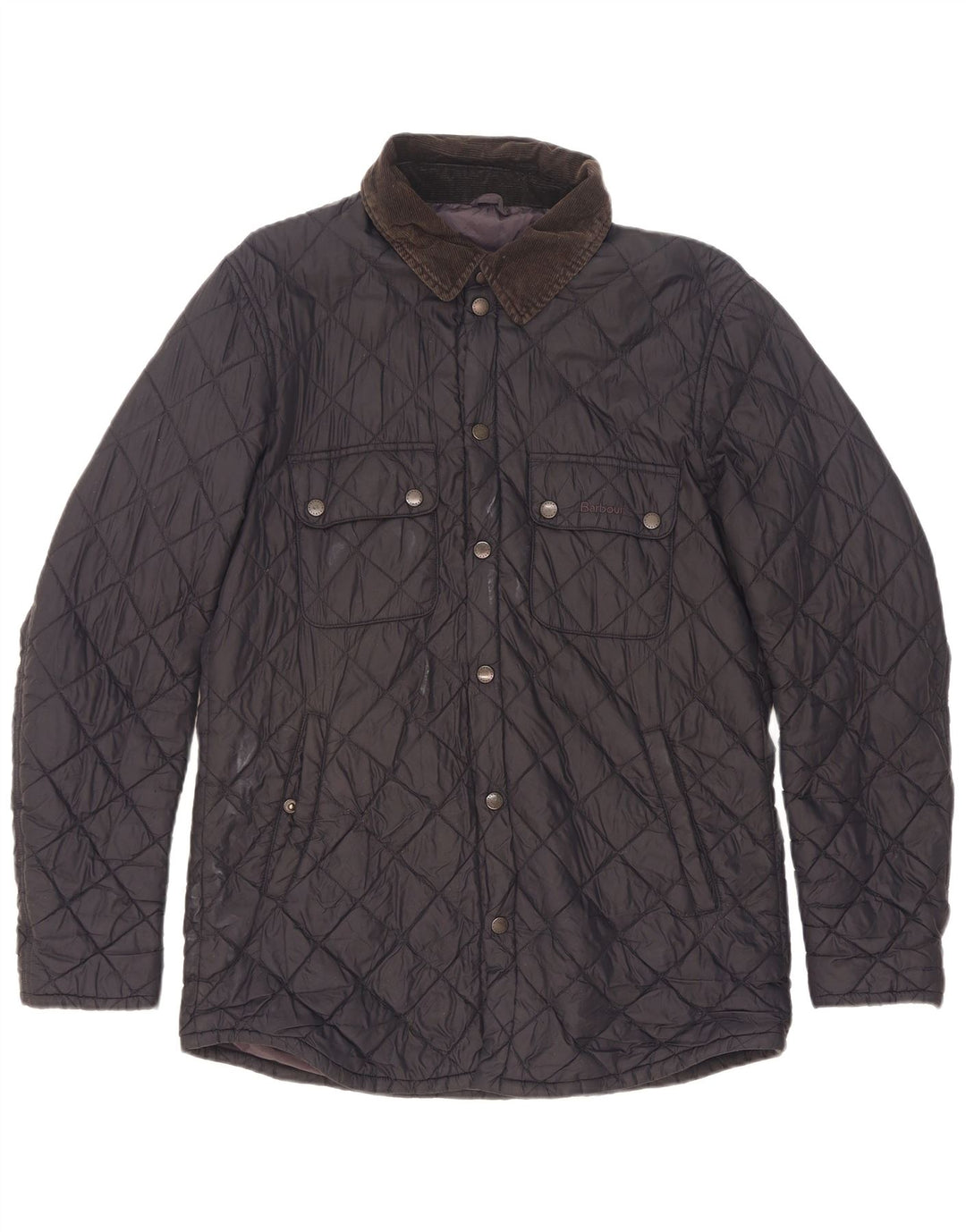 Barbour Veste matelassée pour hommes UK 38 Medium Navy Blue Polyamide