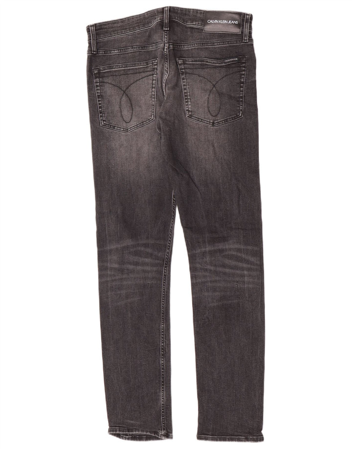 Calvin Klein Jean Slim Homme W32 L32 Gris Coton