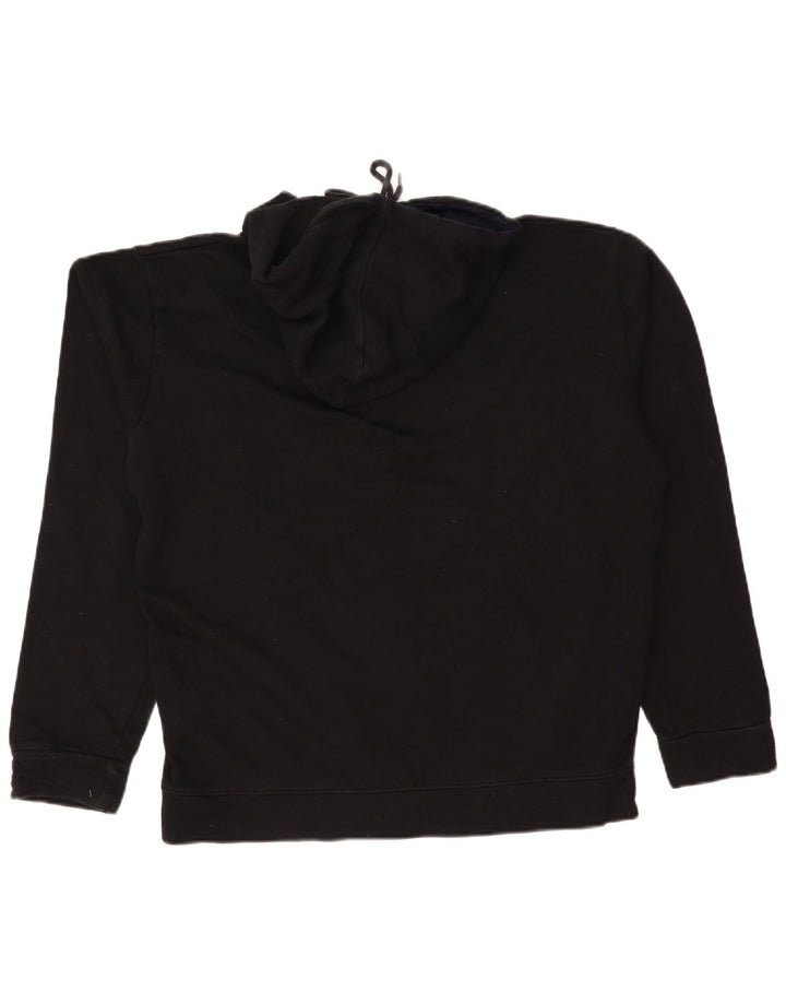 CHAMPION Pull à capuche graphique pour hommes, grand coton noir