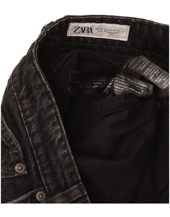 Zara Short en jean pour homme EU 42 Large W32 Gris Coton