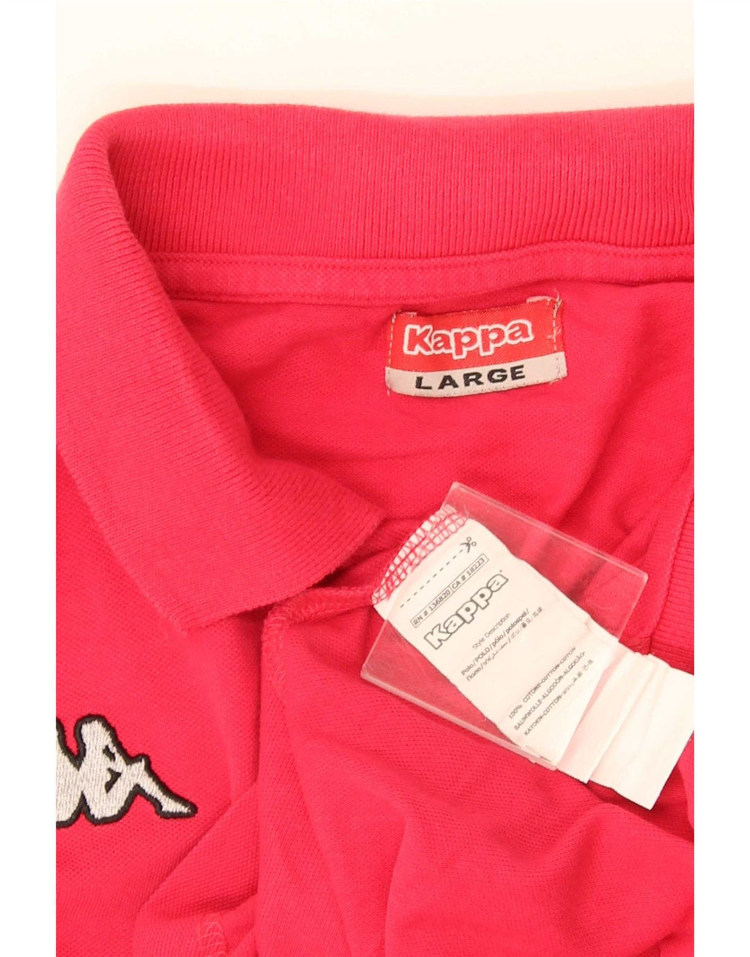 Kappa Polo Homme Grand Rose Coton