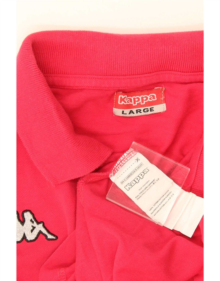 Kappa Polo Homme Grand Rose Coton