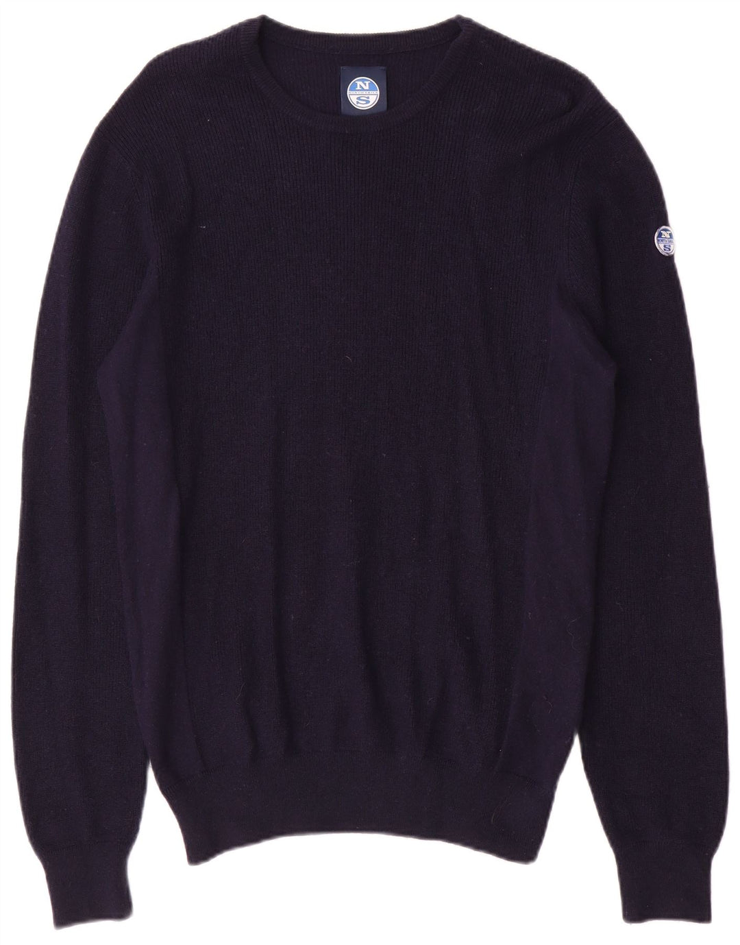 North Sails Pull Col Rond Homme Bleu Marine Moyen Coton