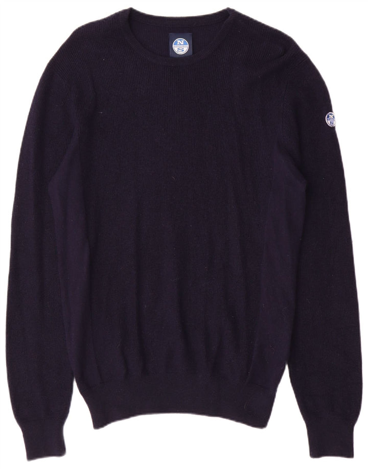 North Sails Pull Col Rond Homme Bleu Marine Moyen Coton