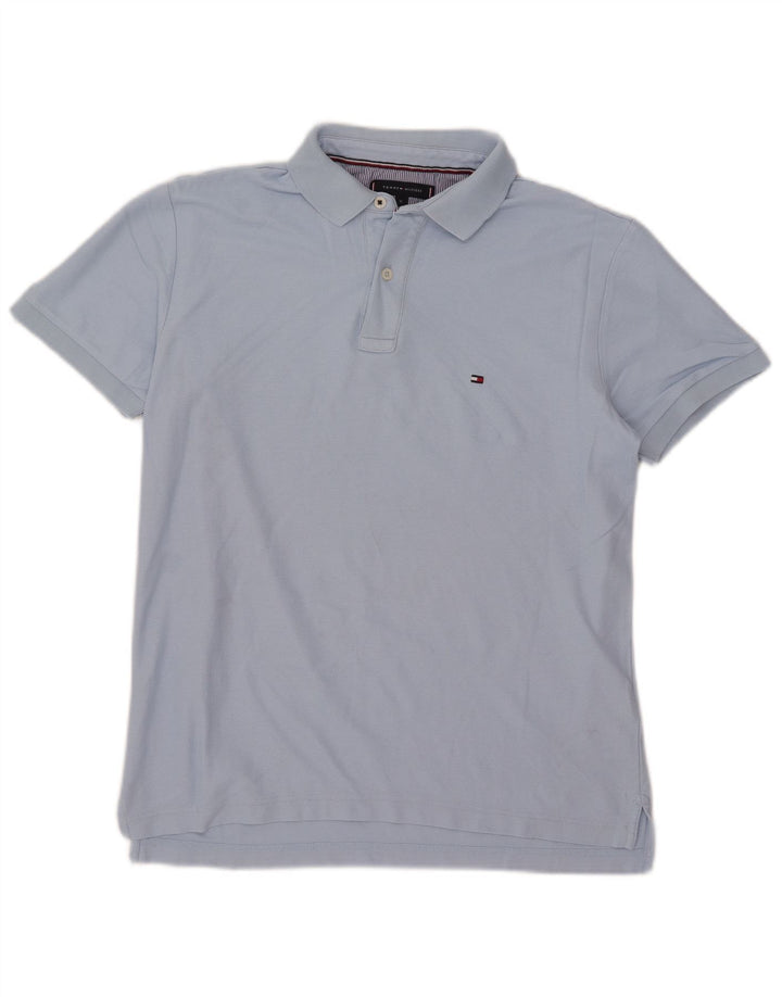 Tommy Hilfiger Polo Regular Fit Homme Bleu Moyen Coton