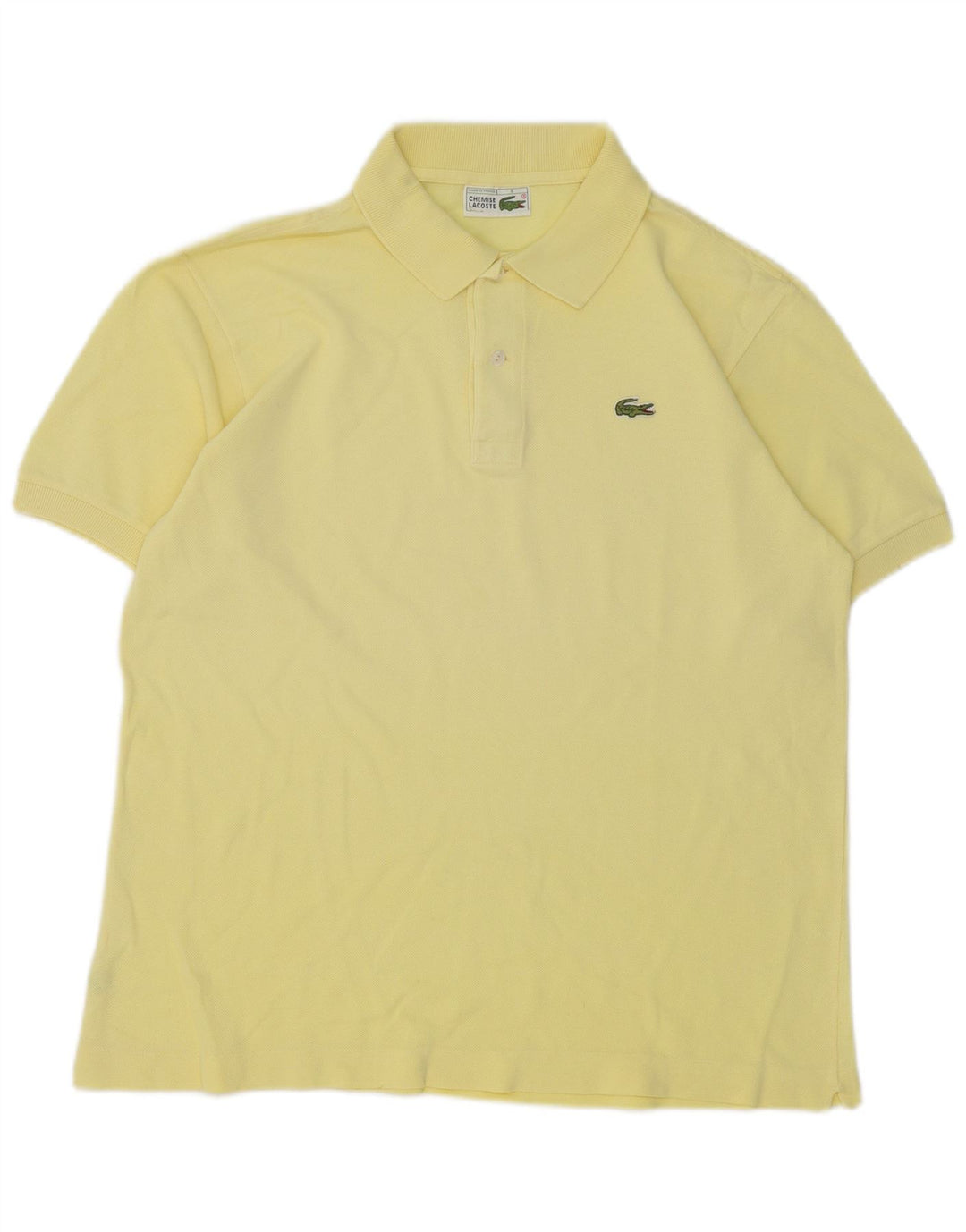 Lacoste Polo Homme Taille 5 XL Jaune Coton