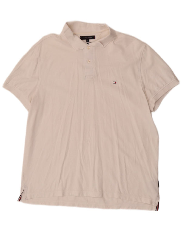 Tommy Hilfiger Polo Homme XL Blanc Coton