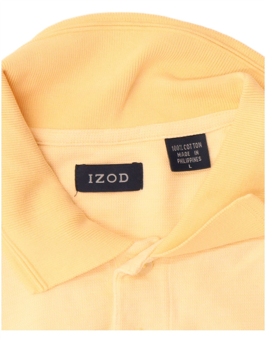 Izod Polo Homme Grand Jaune Coton