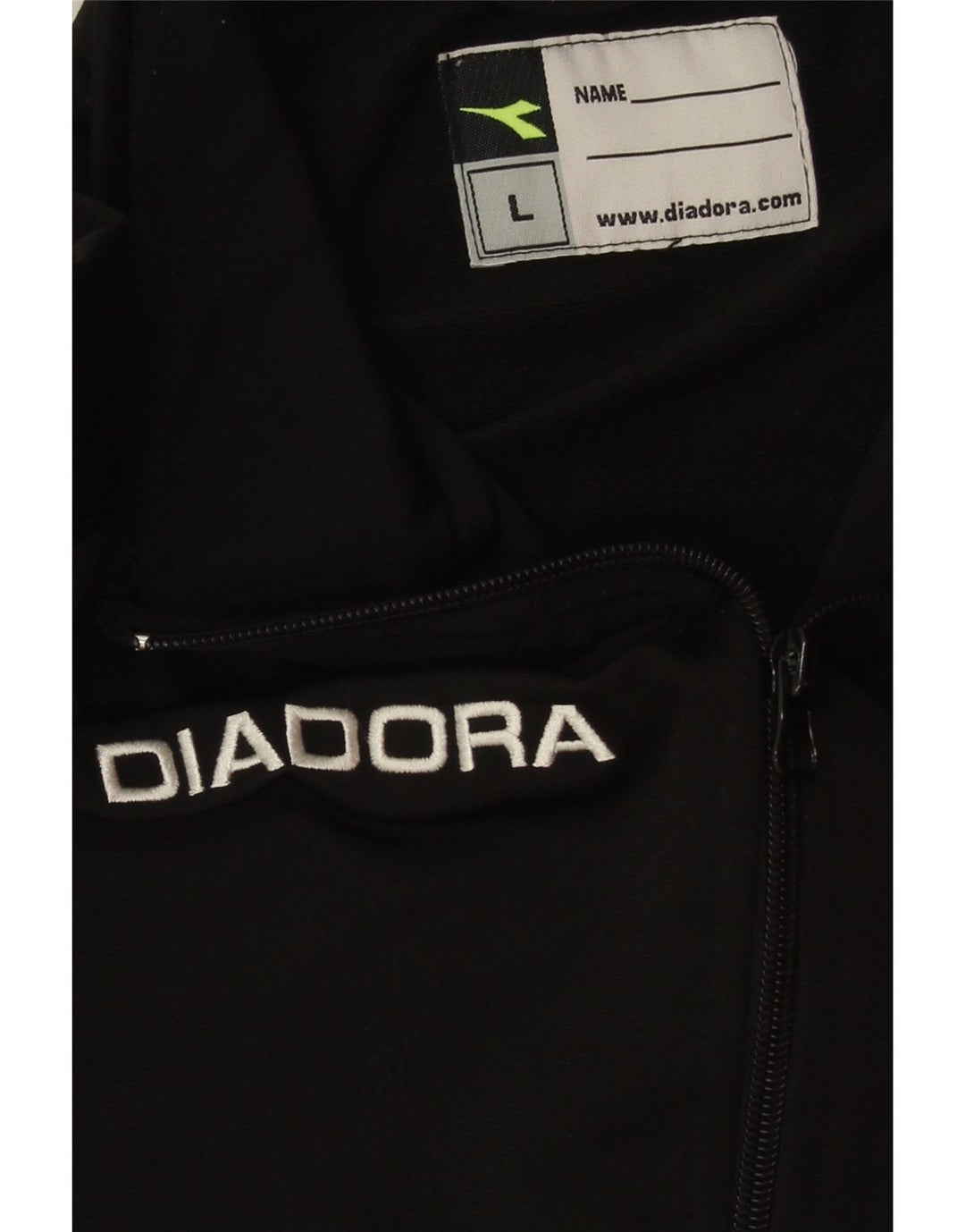 Diadora Veste de Survêtement Graphique Homme Large Noir Polyester