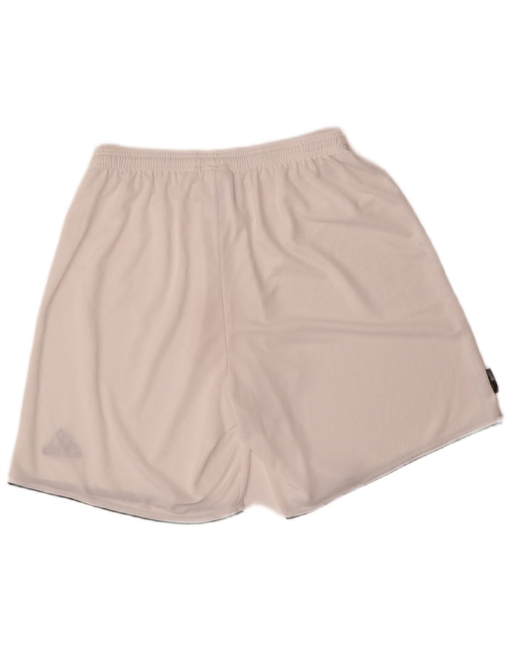Adidas Hommes Climalite Sport Shorts Grand Blanc Polyester