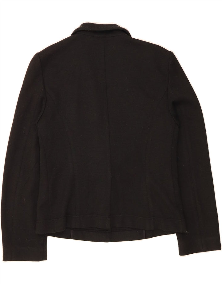 RICHMOND Womens Open Cardigan Sweater IT 44 Medium Black Acrylic Vintage Richmond and Second-Hand Richmond from Messina Hembry 
