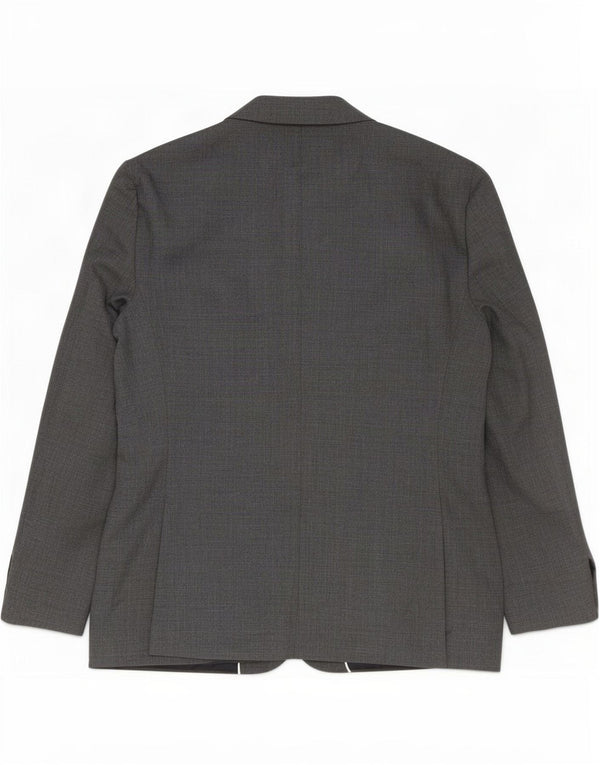 Marks & Spencer Mens 2 Button Blazer Jacket Size 44 2XL Grey New Wool