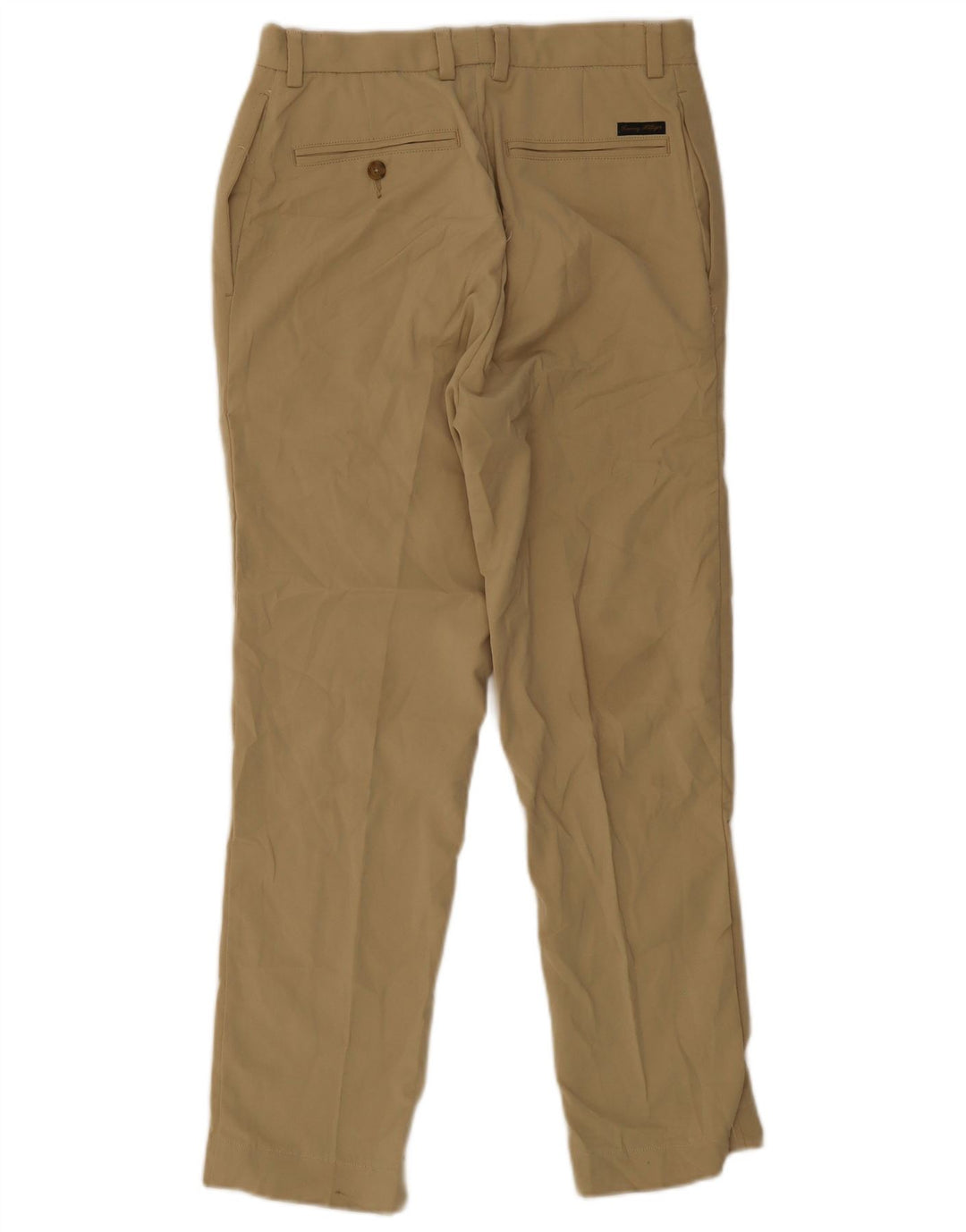 Tommy Hilfiger Pantalon Chino Slim Homme W32 L30 Beige Polyester