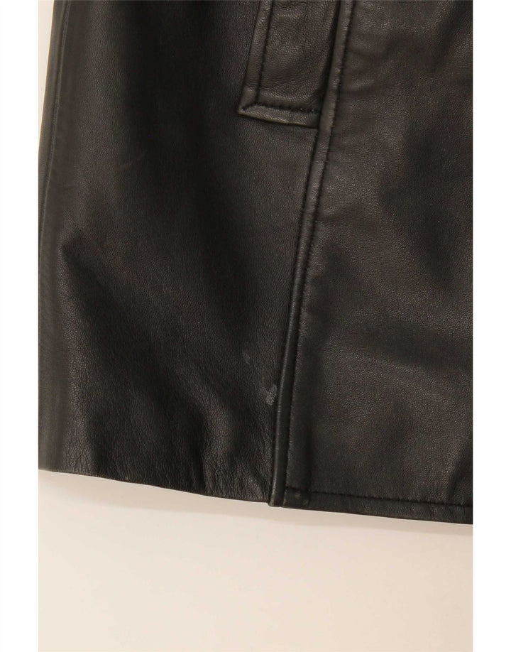 Hyde Manteau en cuir pour femme UK 14 Noir moyen