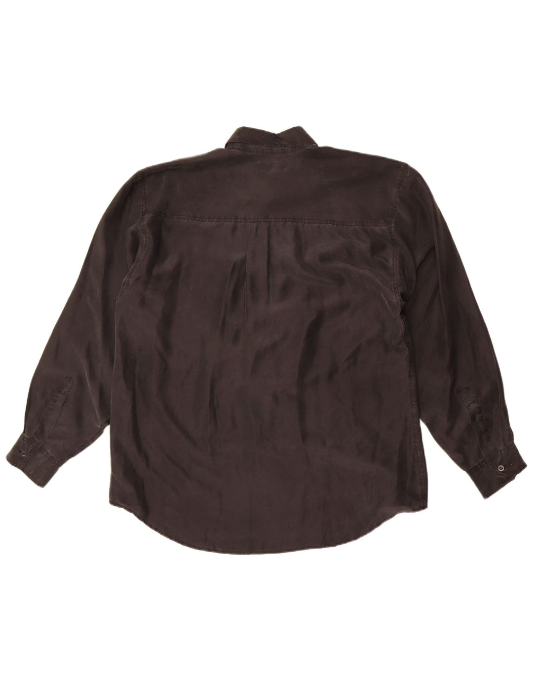 Chemise Homme Vintage Grande Soie Noire