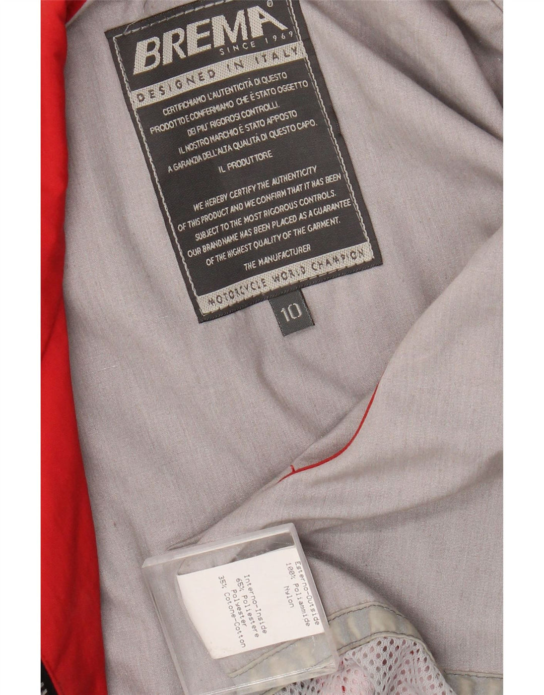 Brema Gilet utilitaire pour femme UK 10 Small Rouge Polyamide