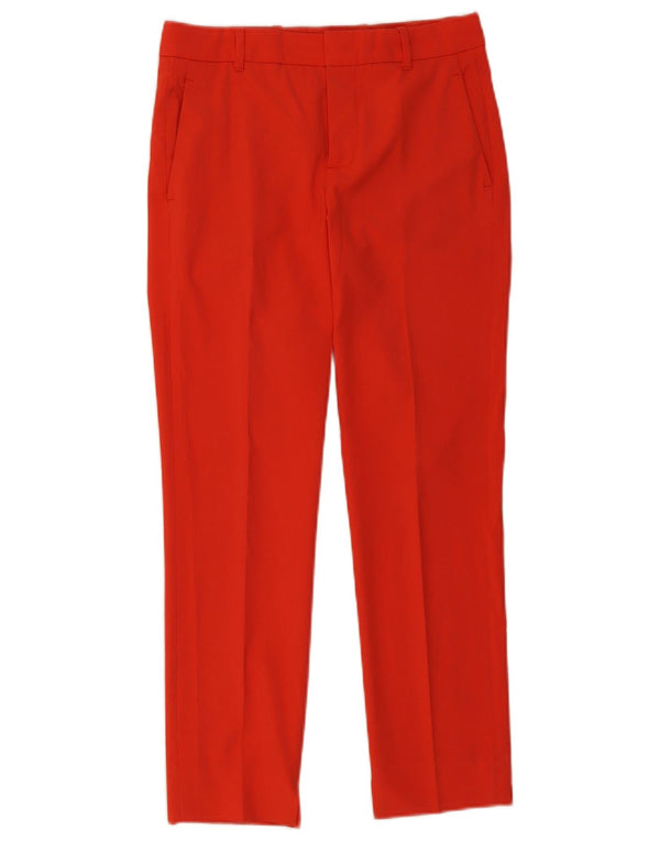 Pantalon Chino Slim Femme Zara XS W28 L27 Rouge