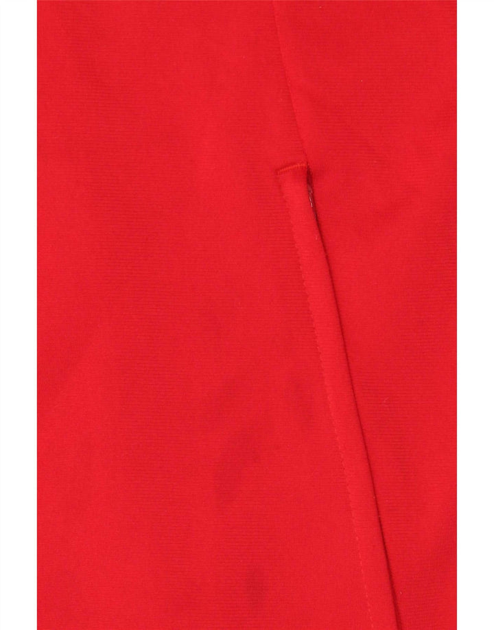 Adidas Veste de survêtement pour homme en polyester color block rouge moyen