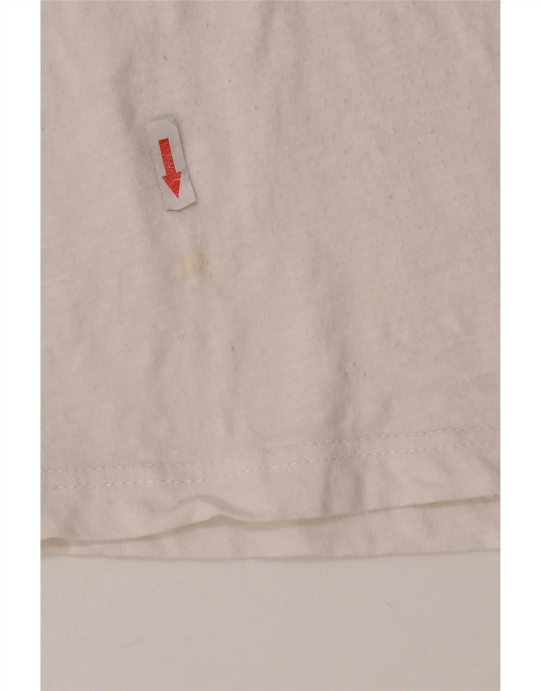 Tommy Hilfiger T-Shirt Graphique Homme Blanc Moyen Coton