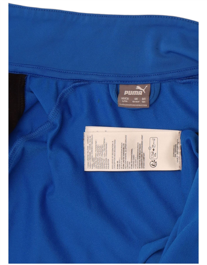 Puma Veste de Survêtement Graphique Garçon 13-14 ans Bleu Colorblock