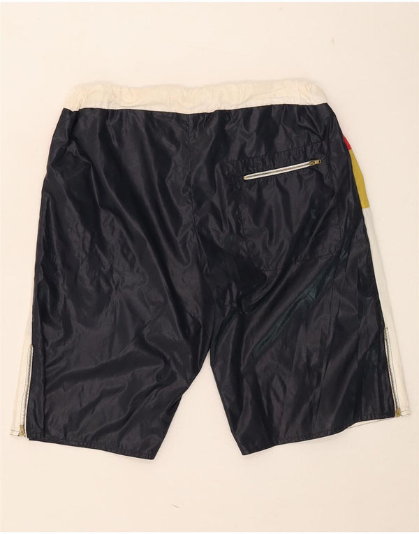 short de bain homme vintage IT 52 Grand nylon colourblock multicolore