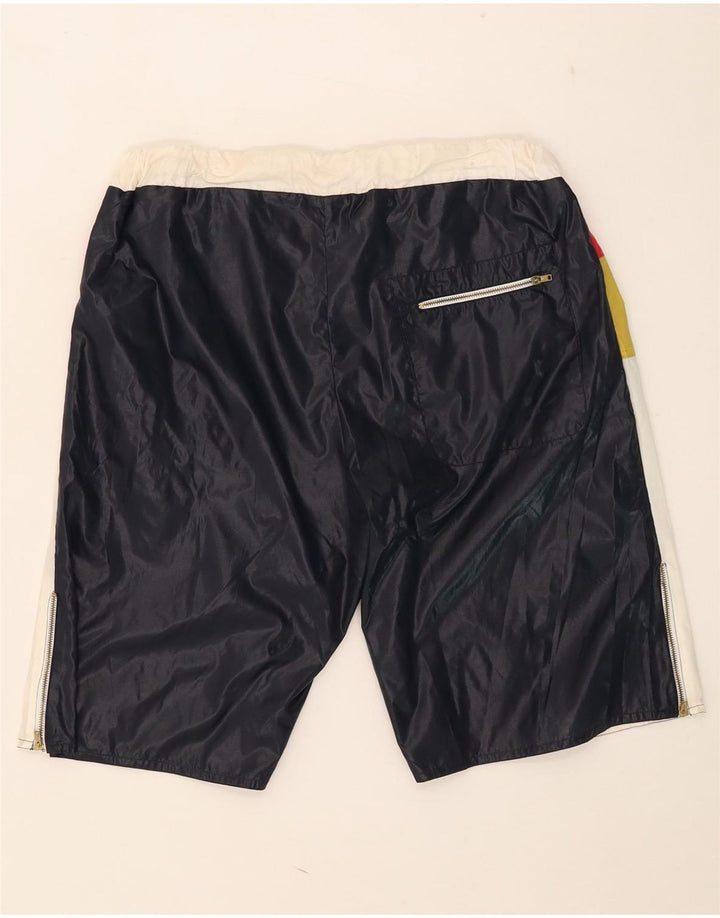 short de bain homme vintage IT 52 Grand nylon colourblock multicolore