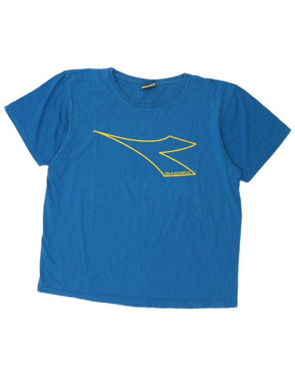 DIADORA T-Shirt Graphique Homme XL Bleu