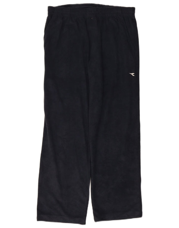 DIADORA Pantalon de survêtement en velours pour homme UK 40 Bleu marine moyen Polyester