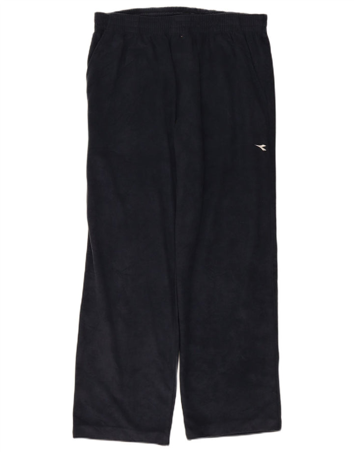 DIADORA Pantalon de survêtement en velours pour homme UK 40 Bleu marine moyen Polyester