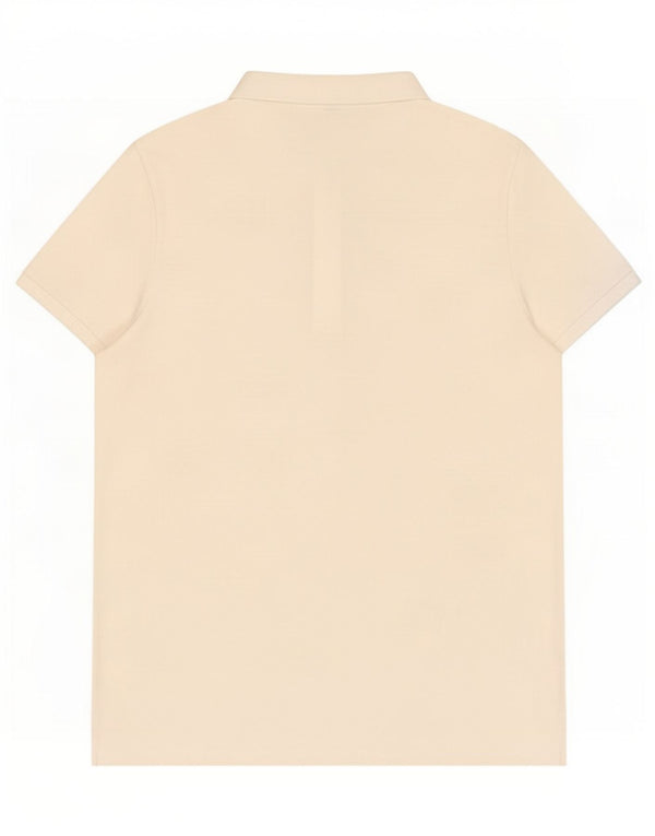 Benetton Polo Femme UK 14 Large Blanc Coton