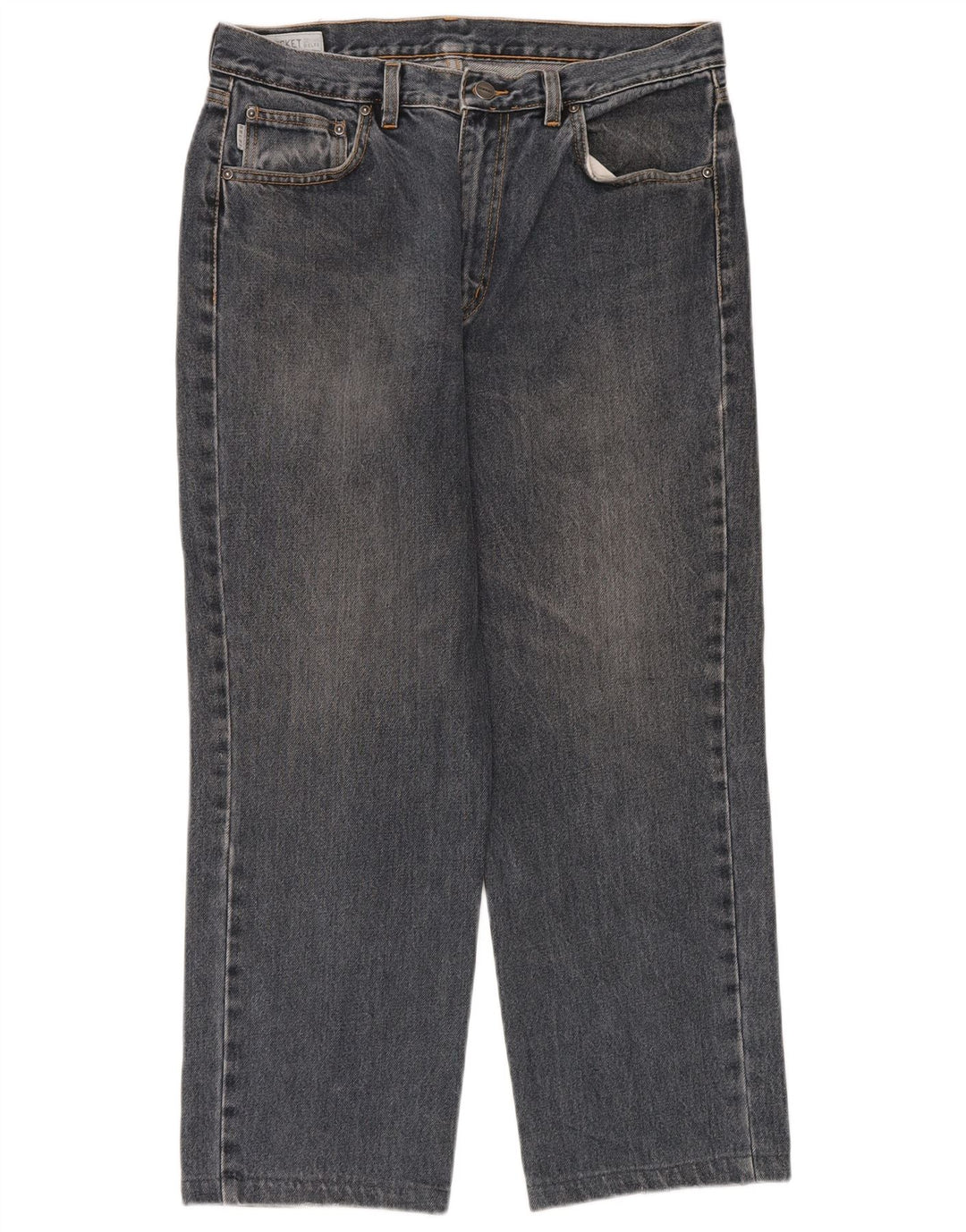 Belfe Jean court homme W33 L26 bleu coton