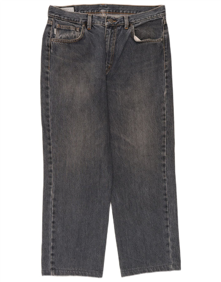 Belfe Jean court homme W33 L26 bleu coton