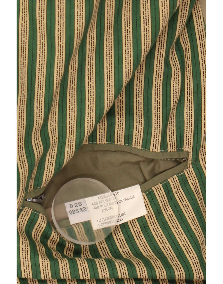 vintage Mens Bomber Jacket UK 42 XL Microfibres vertes