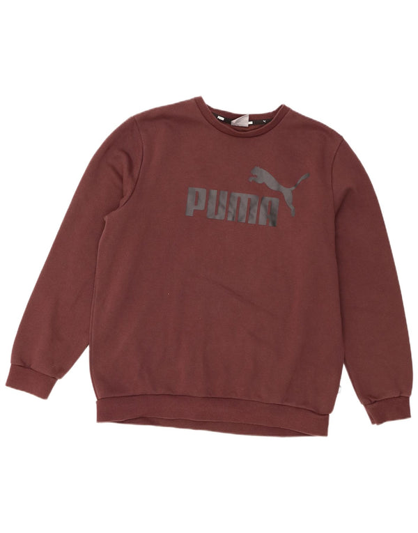 Puma Sweat-Shirt Graphique Homme Marron Moyen