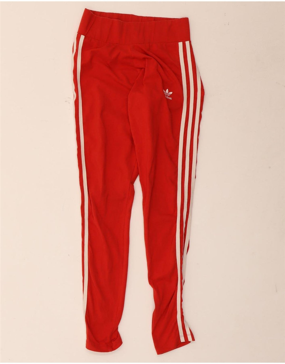 Adidas Leggings Femme UK 10 Petit Rouge Élasthanne