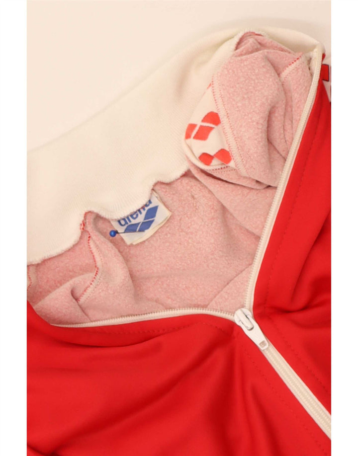 Arena Veste de Survêtement Graphique Homme Rouge Moyen Polyamide Colorblock