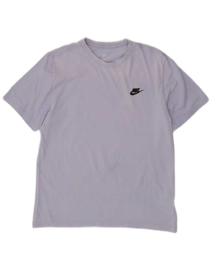 NIKE T-Shirt Homme Bleu Moyen Coton
