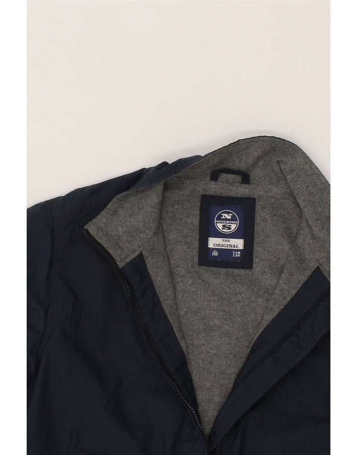NORTH SAILS Boys Bomber Jacket 11-12 Years Navy Blue Polyamide Vintage North Sails and Second-Hand North Sails from Messina Hembry 