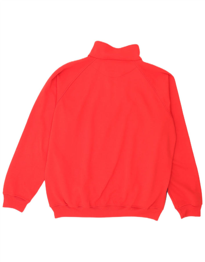 Kappa Veste de survêtement pour homme 2XL Rouge Colorblock Polyester