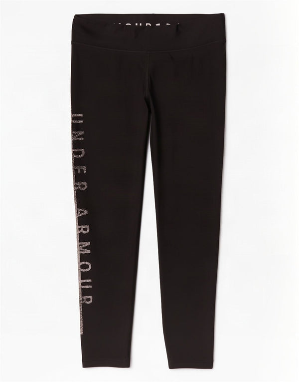 Under Armour Legging Heat Gear Graphic pour femme UK 14 Noir moyen